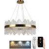 NEDES LED Stmievateľný luster na lanku LED/110W/230V 3000-6500K zlatá + diaľkové ovládanie ND3523 + záruka 3 roky zadarmo