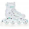 Raven Spirit white/mint detské kolieskové korčule - EU 33-36