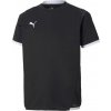 Juniosrské futbalové tričko Puma, TEAM LIGA JERSEY JR čierna,biela 128