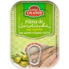 Ramirez Filety sardinky bez kostí v extra panenskom olivovom oleji s kúskami olív 100 g