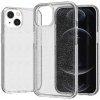 AppleKing transparentný kryt s trblietkami pre iPhone 13 - strieborný - možnosť vrátiť tovar ZADARMO do 30tich dní