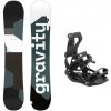 Gravity Adventure 24/25 snowboard + Hatchey Fastec viazanie - 156 cm + XL, black (EU 45-47)