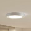Prios LED stropné svietidlo Edwina, strieborné, 25 cm, sada 2 ks