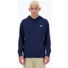 Pánska mikina New Balance Small Logo French Terry Hoodie nb navy