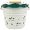 Münder Email Krémový smaltovaný kýblik s bylinkami Herbs - Ø16 * 14cm - 1.5L - Münder Email
