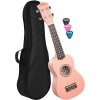 CASCHA HH 3968 Sopranino Pink Ukulele Bundle