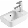 Olsen Spa PICCOLO MINI Umývadlo keramické 37x24,5x13,5cm, Pravé OLKLT10100R