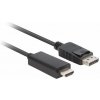 Lanberg CA-DPHD-11CC-0030-BK cable gender changer DisplayPort HDMI Black