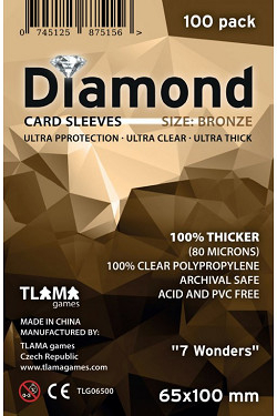 Tlama games Obaly na karty Diamond Bronze 7 Wonders