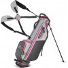 Big Max Heaven Six G Stand Bag Charcoal/Silver/Fuchsia