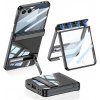 GKK 122719 GKK PHANTOM Ochranný kryt so stojanom pre Samsung Galaxy Z Flip7 5G čierny