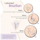 Ladyshape Brazilian šablóna na holenie klinu