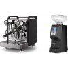 Rocket Espresso Mozzafiato FAST R, black + Eureka Atom 60, black