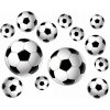 Sada nálepiek na stenu E-druk 3D futbalová lopta