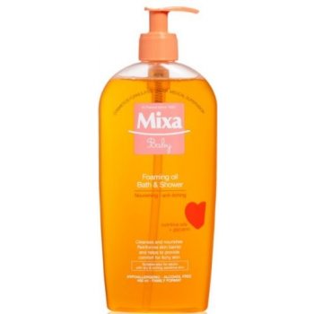 Mixa Baby penivý olej do sprchy aj do kúpeľa Foaming Oil 400 ml