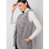 Wool Fashion Italia vesta AT-KZ-22105.11P Šedá tmavo