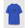 GAP Tričko s logom Everyday Soft Tmavomodrá XS