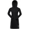 Dámske mikinové šaty ALPINE PRO, OLEBA Čierna M-L