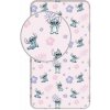 Jerry Fabrics Plachta na posteľ Lilo and Stitch Pink 90 × 200 × 25 cm