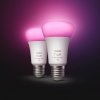Philips Hue White&Color Ambiance 6,5 W E27 2 ks - 8718699673284