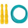 Ninja Rope - Švihadlo na kondícii, nastaviteľná dĺžka, vhodné ako parťák do fitka. Vyber farbu rukovätí:: Žlté, Vyber priemer lanka:: 5 mm – ťažšie a silovejšie (odporúčané pre mužov), Farba lanka: Mi