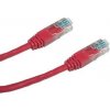 Datacom CAT5E UTP červený 1 m 1512