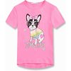 Kugo dievčenské tričko s flitrami KT9869 ružová