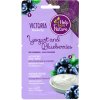 Victoria Beauty Help from nature Hydratačná pleťová maska s jogurtom a čučoriedkami 2x7 ml
