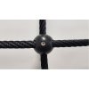 BERGER – HUCK Lezecká sieť Herkules PES 16 mm, oká 30 cm, plastové gule, čierna