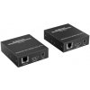 PremiumCord HDMI nekompresovaný FULL HD 1080p extender na 150m přes LAN (khext150-2)