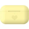 AppleKing silikónový obal so srdiečkom pre AirPods Pro - žltý - možnosť vrátiť tovar ZADARMO do 30tich dní