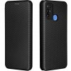 Knižkové puzdro Doogee X96 Pro karbonové farba čierna