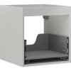 MEXEN - Box-A skrinka pre umývadlo 45, 1 šuplík, sivý mat 91AX0-0450-470-1-62