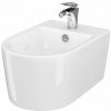 Cersanit Inverto Závesný bidet, otvor na batériu, biela K671-002