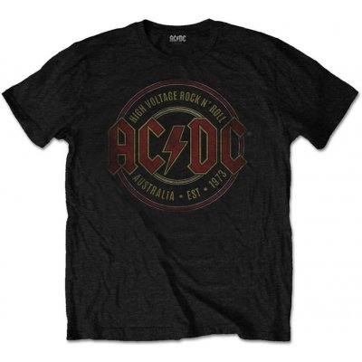 AC/DC tričko Est. 1973 black