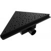 B-TRIANGL 20 Black Odtokový vpust rohový