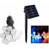 APT solárne svietidla reťaz 20LED RGB ZD69E