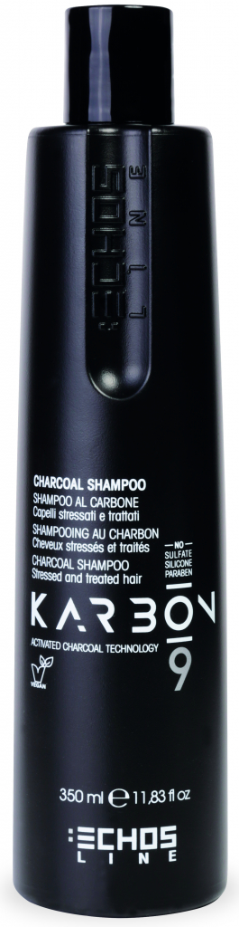 Echosline Karbon 9 Shampoo šampón s aktívnym uhlím 350 ml