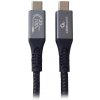 Gembird CCBP-USB3-CMCM100-1.5M USB Typ C/Typ C, 100W, 1,5m, černý