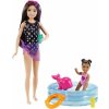 Barbie Opatrovateľka herný set s bazénikom, Mattel GRP39 (mGRP39)