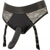You2Toys Strap-On Set (Black), nohavičky a pripínací penis sada
