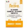 Gélová farba oranžová 28 g - Decora