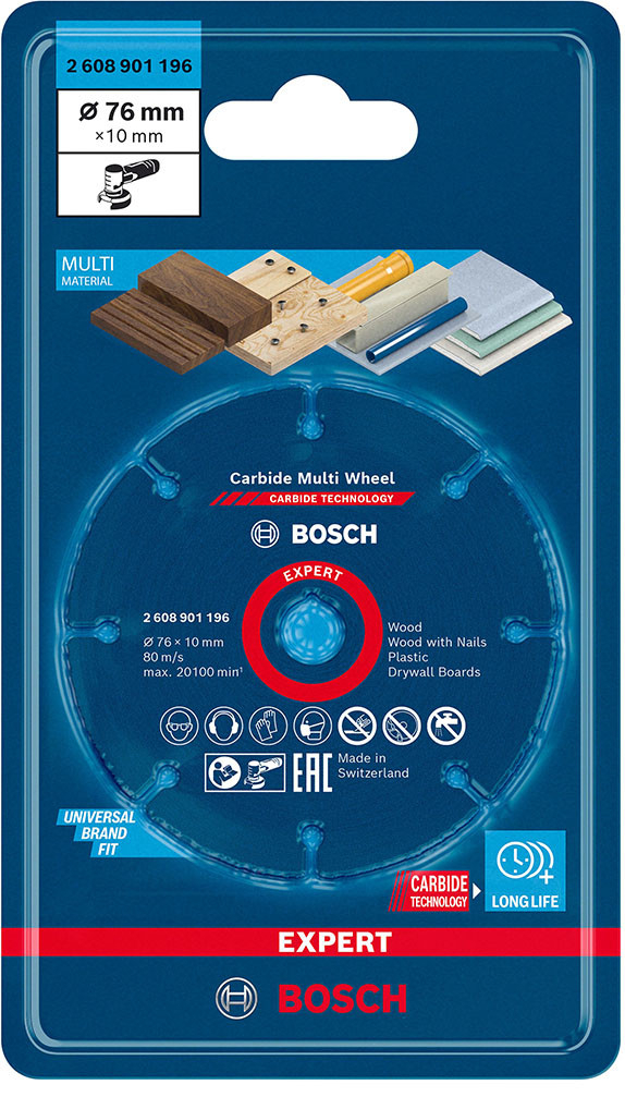 BOSCH EXPERT Carbide Multi Wheel 2608901196