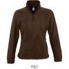 SOL's Collection Bunda North Women, fleecová, dámská COT25545026005-dark chocol 2XL Čokoládová tmavá