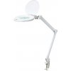 Geti LED Stmievateľná stolná lampa s lupou LED/10W/230V biela TI0018 + záruka 3 roky zadarmo