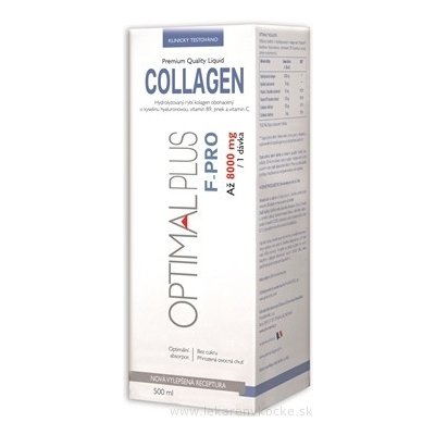 OPTIMAL PLUS F - PRO COLLAGEN nová vylepšená receptúra, roztok 1x500 ml