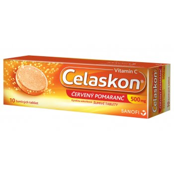 Celaskon Vitamin C 500 mg Červený Pomaranč tbl.eff.10 x 500 mg od 2,15 € -  Heureka.sk