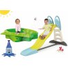 Smoby set šmykľavka Toboggan XL s vodou a pieskovisko s krycou plachtou a vodotryskom Slon 310261-25