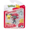 Pokémon First Partner Battle Figure Set Figure 3-Pack Pichu, Machop, & Weavile, JAZPKW4083
