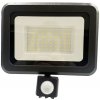 NEDES Vonkajší čierny LED reflektor 50W / 4000K - LF0024S